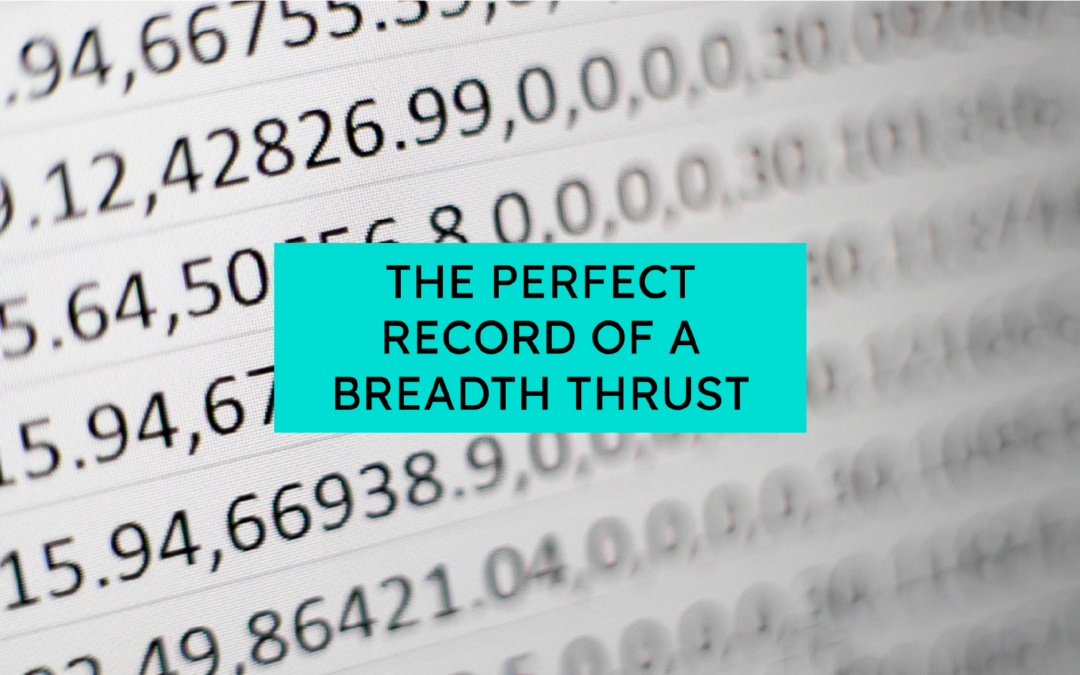 The Perfect Record of a Breadth Thrust